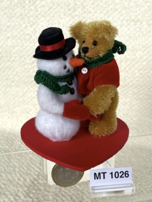 Teddy mit Schneemann