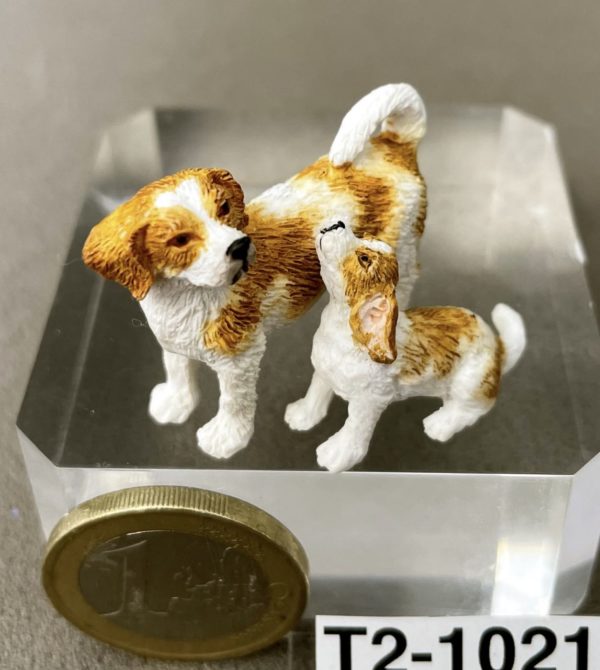 Hund mit Welpe