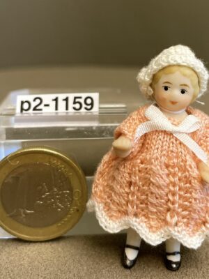 Mini Puppe Porzellan