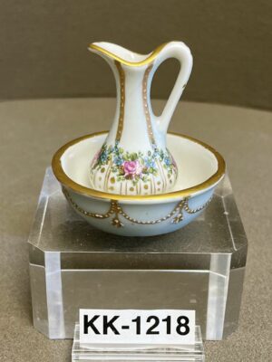 Miniatur Waschkrug mit Schüssel