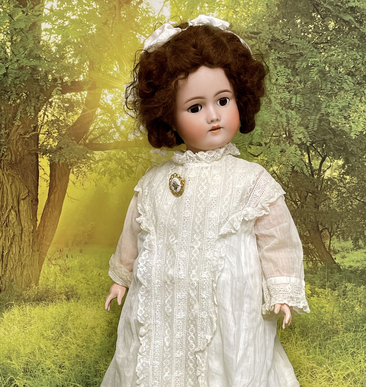 C. M. Bergmann Porzellankopf Puppe 1899 – Bild 4