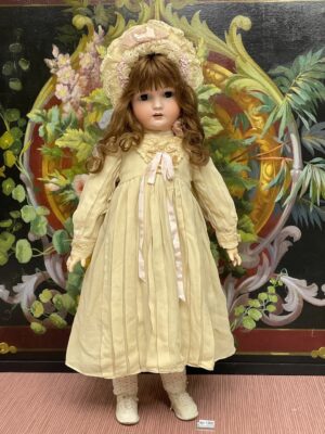 Porzellankopf Puppe Kindergesicht 1885