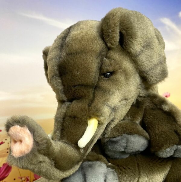 Plüsch Handpuppe Elefant – Bild 2