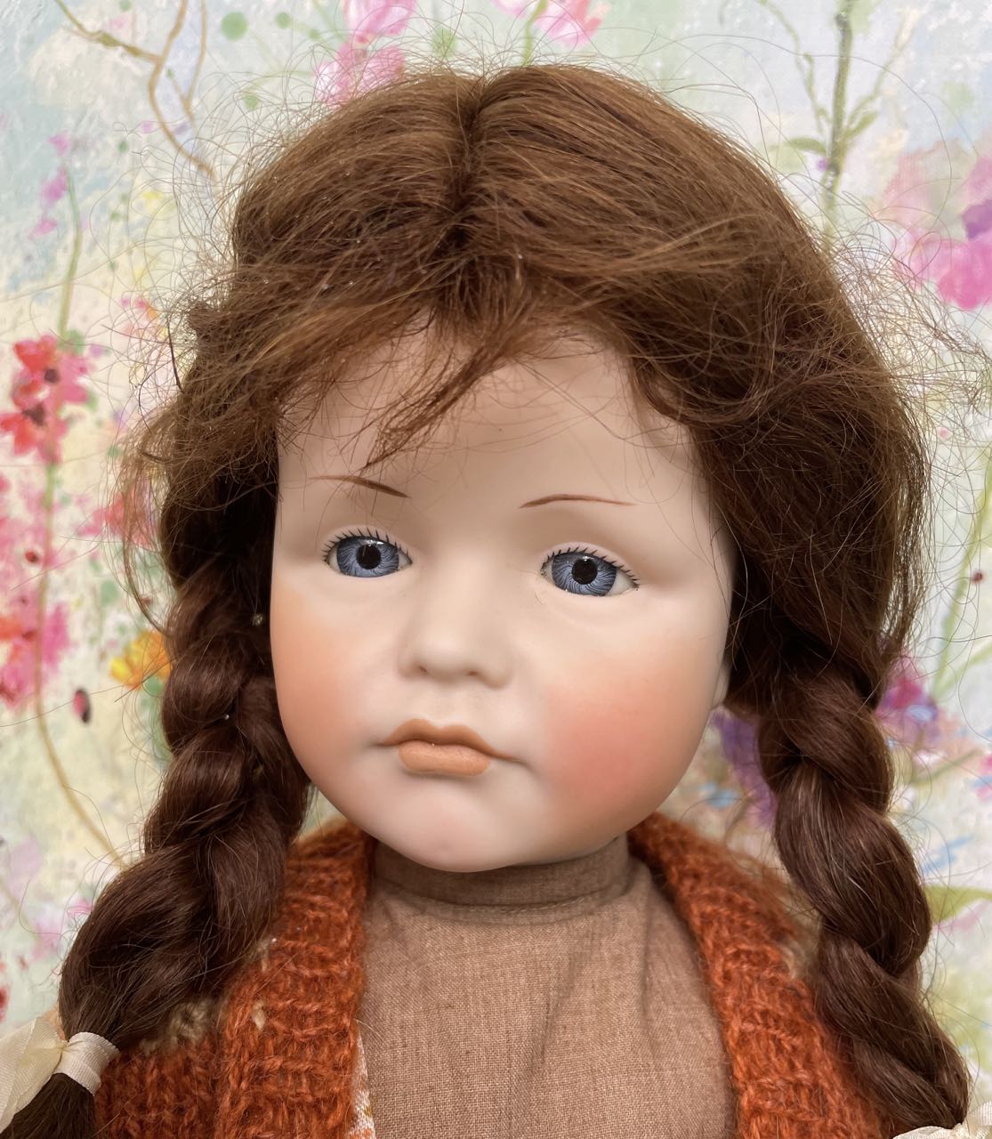 Porzellankopf Puppe Repro von U.Kuhn – Bild 5