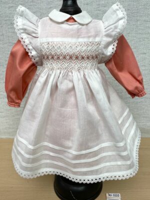 Smok Baumwolle Schürze mit Kleid