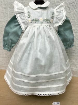 Baumwolle Kleid mit Schürze