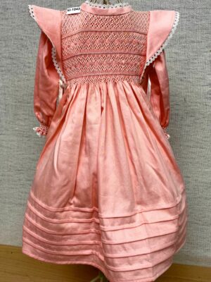 Grosses Smok Baumwolle Kleid