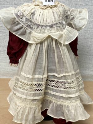 Baumwolle Spitzenschürze mit Kleid