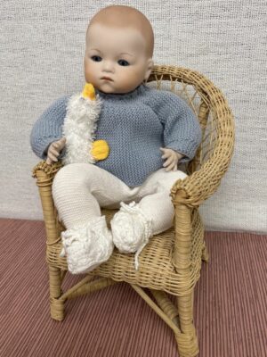 Porzellankopf Puppe A.M. Repro