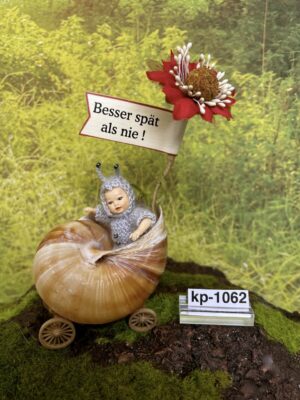 Miniatur Geschenke "Besser spät als nie"