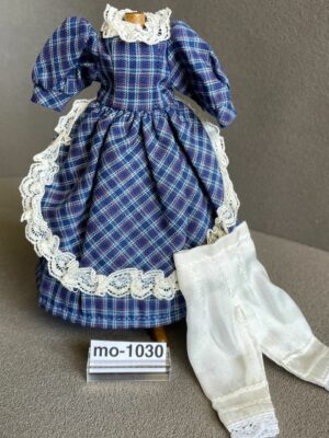 1:12 Kleid mit Seiden Unterhose