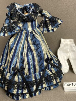 1:12 Kleid mit Seidenunterhose