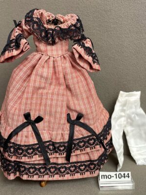 1:12 Kleid mit Seidenunterhose