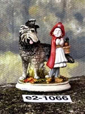 Miniatur Wolf und Rotkäppchen