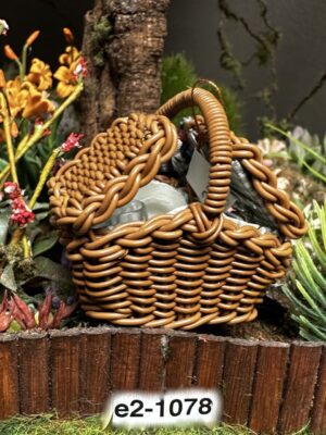 Handgeflochten Picknickkorb 1:12