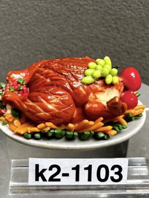 Gänsebraten auf Platte