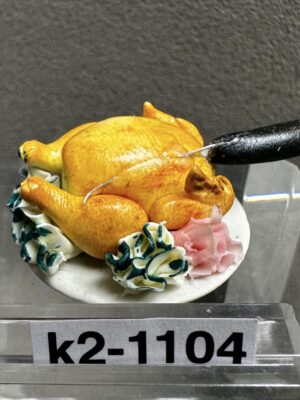 Poulet auf Teller