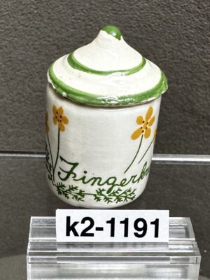 Töpfer Gewürzdose Fingerkraut