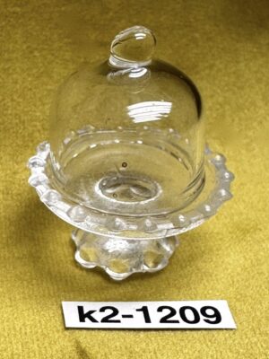 1:12 Glasschale mit Deckel