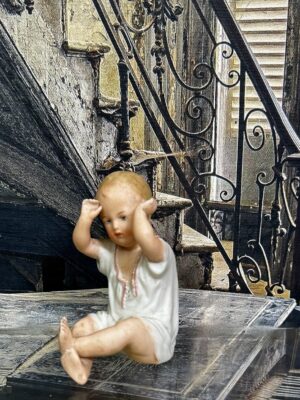 Heubach Porzellan Piano Figur