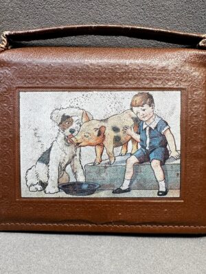 Leder Puppentasche