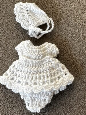 Baby Kleid 1:12 für Gr. 5 cm