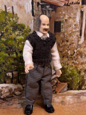 Grossvater 1:12  Gr. 14 cm