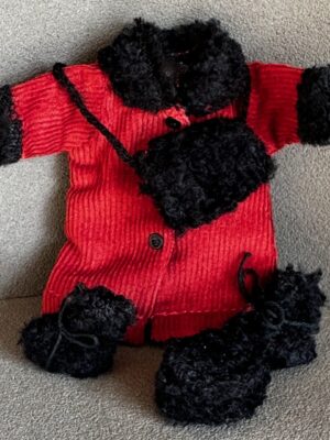 Wintermantel Kind 1:12 Gr. 9,5 cm