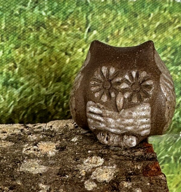 Sandstein Eule  ca. 3 cm