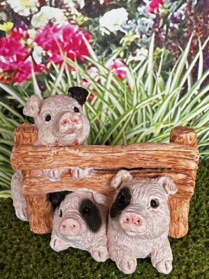 3 Resin Schweinchen