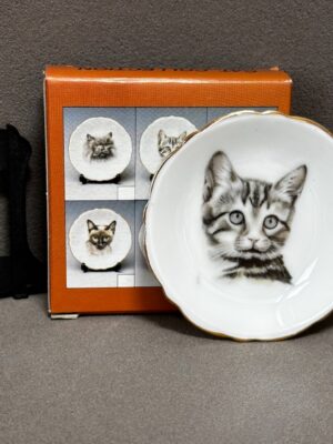 Katzenmotiv  Teller Gr. 6,5 cm