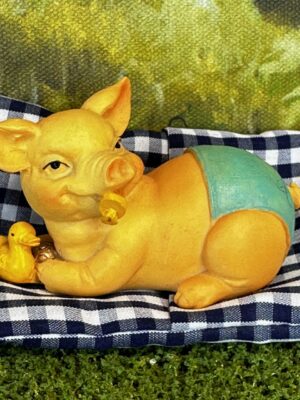 Glückliches Schweinchen 8 cm lang