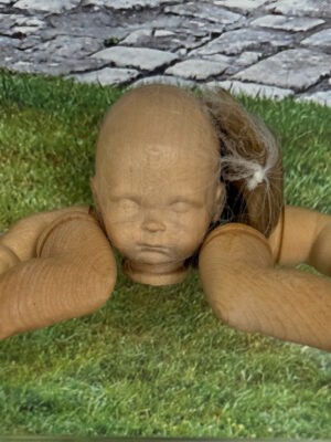 1 Holz Set Baby ca. 24 cm