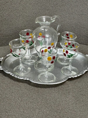 Mundgeblasenes Set Glas