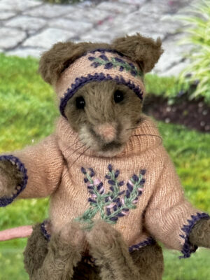 Wunderschöne Teddy Maus  14 cm