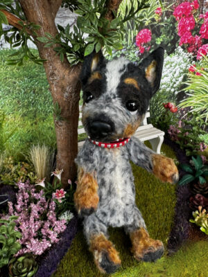 Künstlerwerk Hund 15 cm