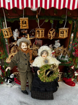 H.Ott Puppen Mutter und Sohn